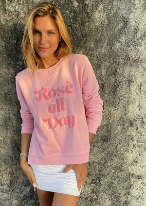 Sophie Moran - Rosè All Day Sweater Pink
