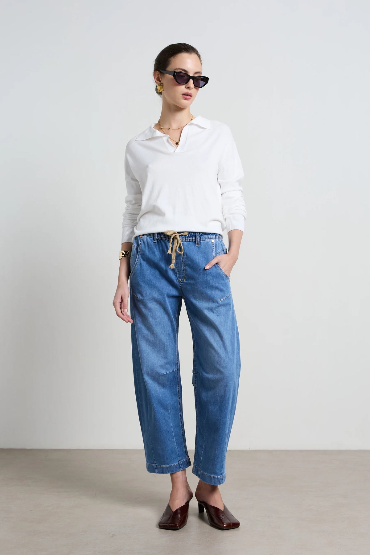 Active Rodeo Blue Barrel Jean