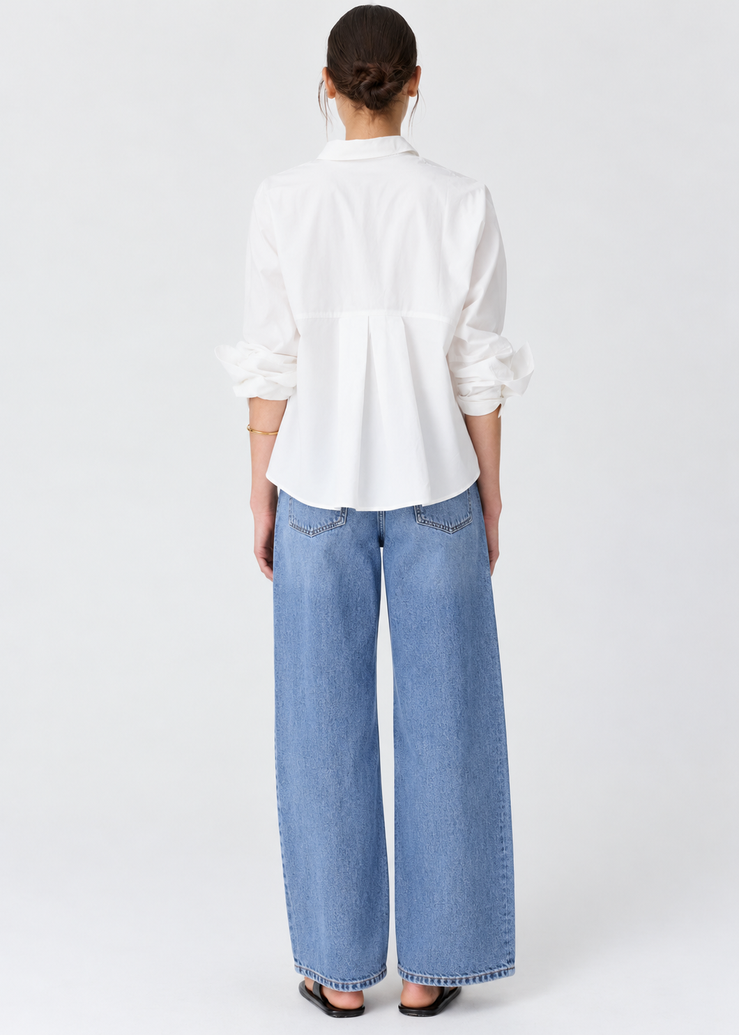 POL Elina Two Way Shirt - White