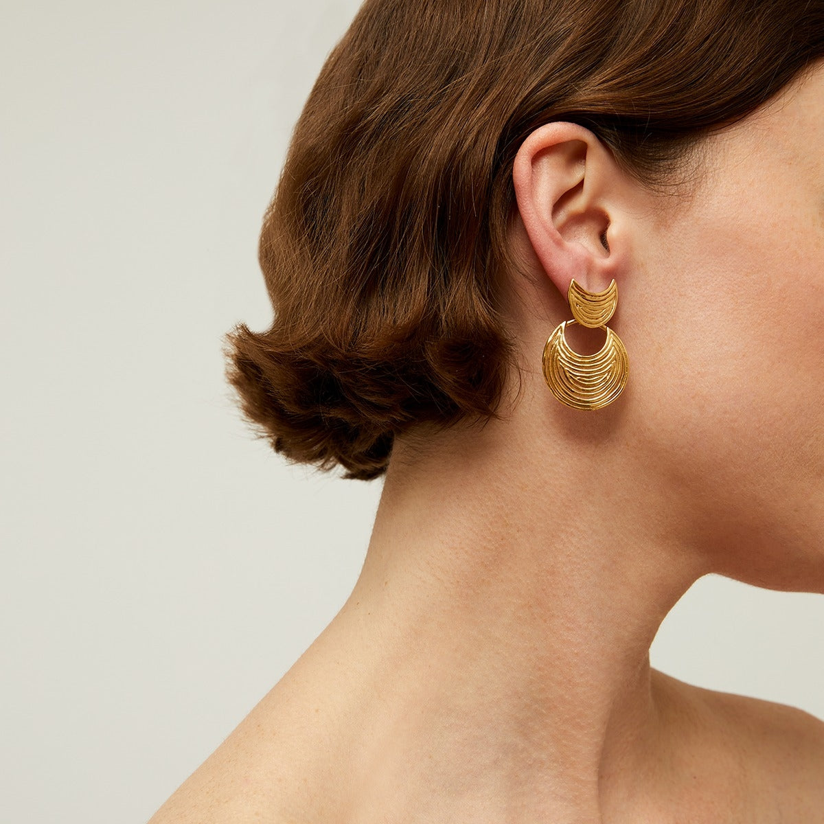 GAS BIJOUX - Luna Wave Mini Earrings