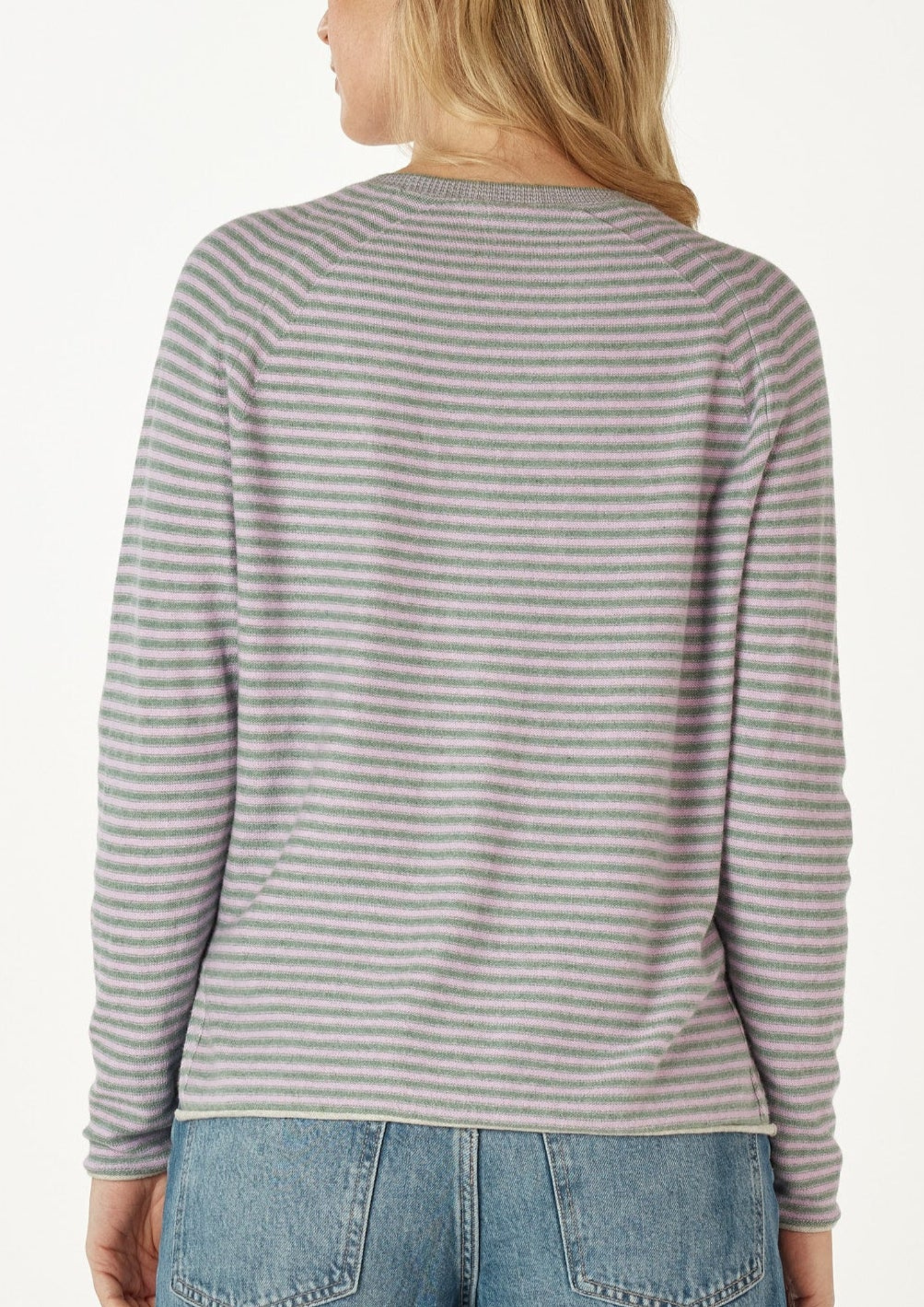 Zaket & Plover - ZP7147 Moss Stripe Crew