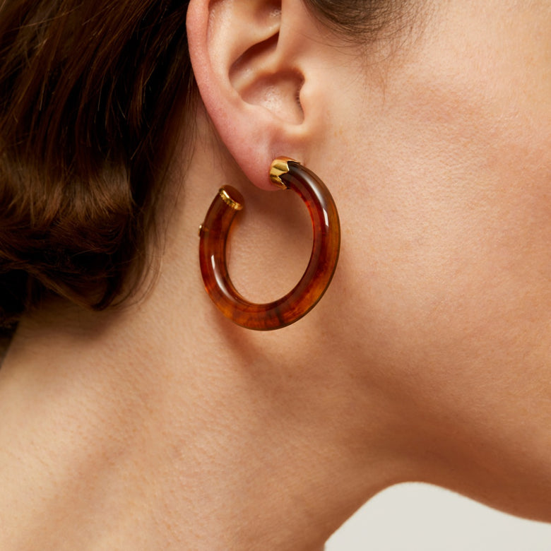 GAS BIJOUX - Caftan Hoop Earrings