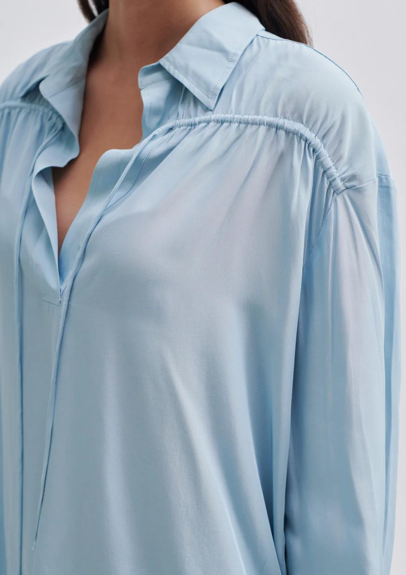 Second Female Cibelle Tunic Blouse - Starlight Blue