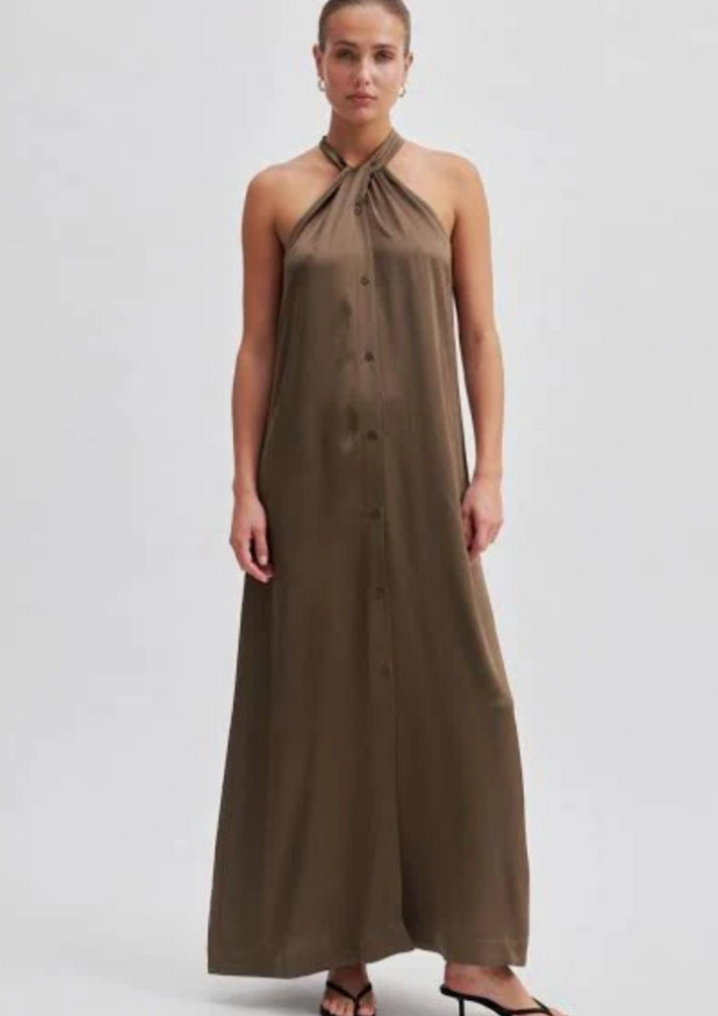 Second Female - Ambience Canteen Sateen Halter Dress