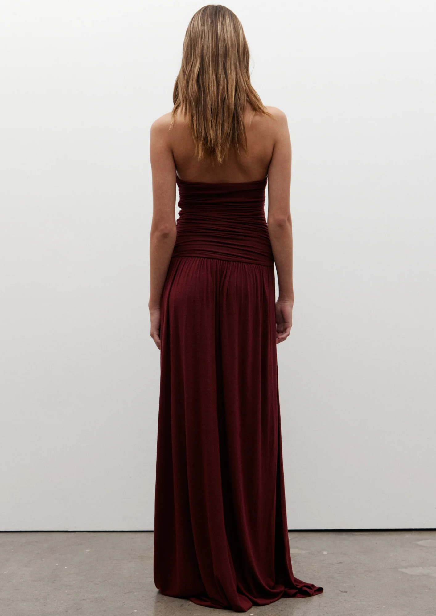 BAYSE - Leah Dress - Wine