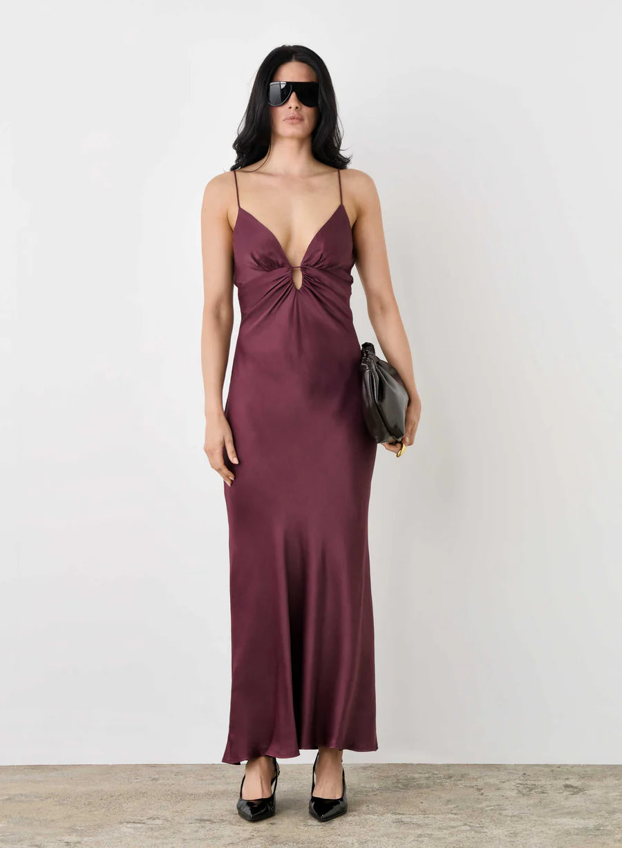 Esmaee - Twilight Dress - Merlot