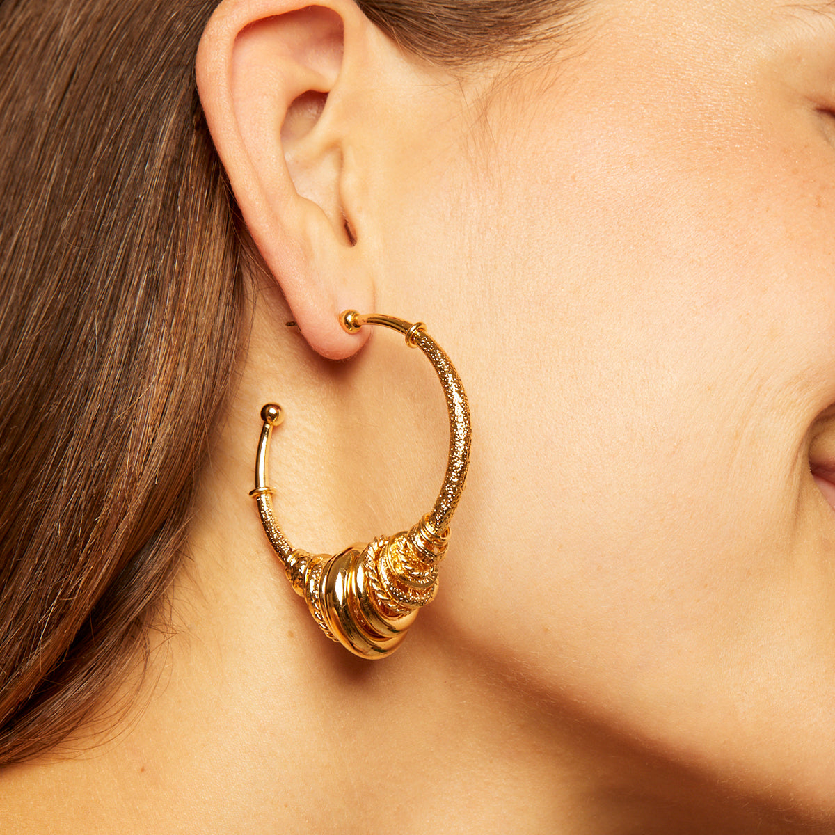 GAS BIJOUX - Creole Maranzana Earring