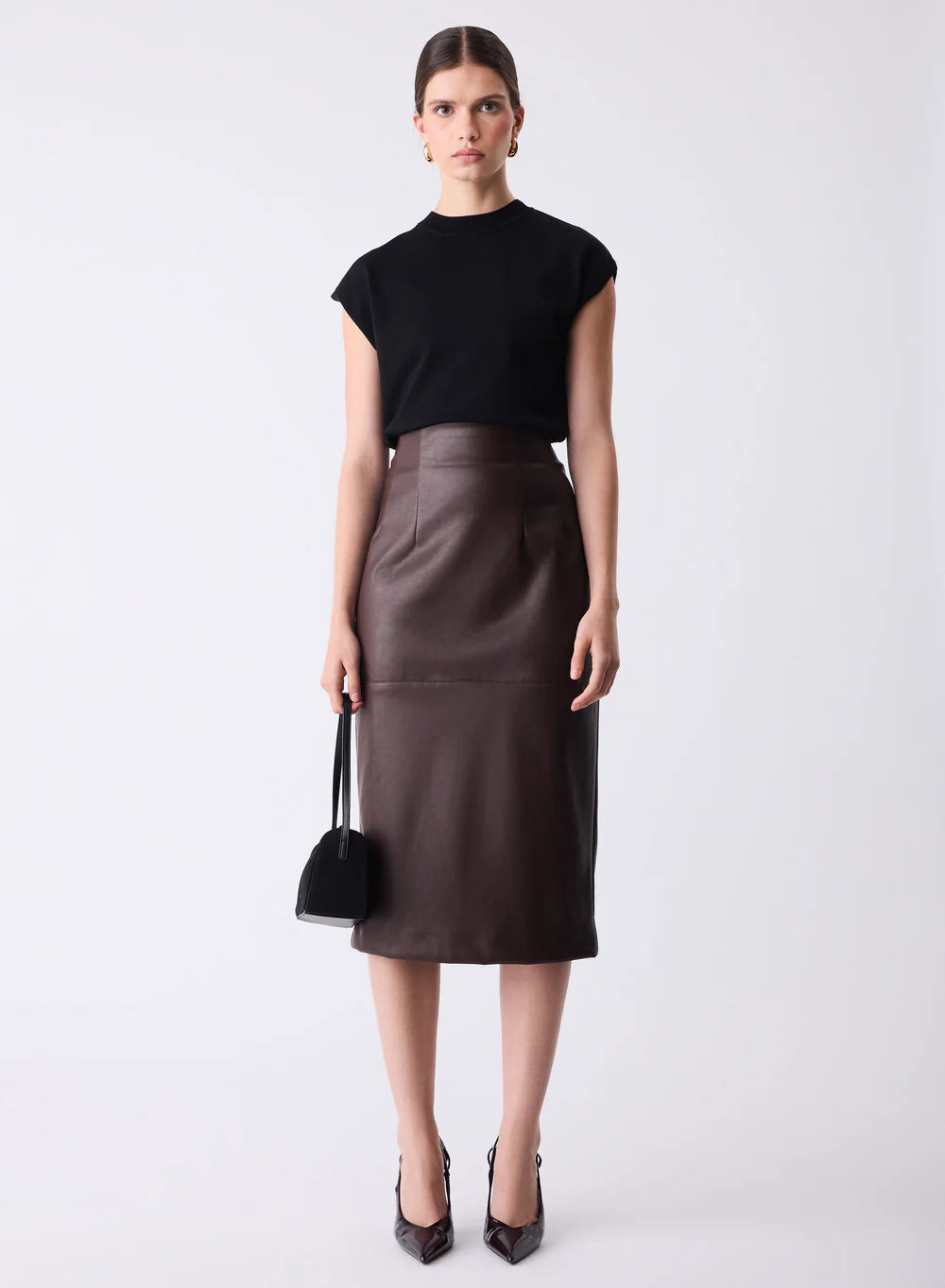 Esmaee Element Mock Knit - Black