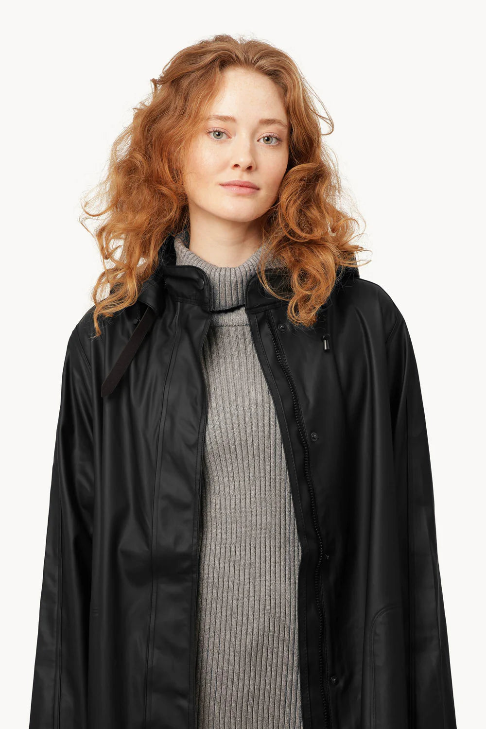 ILSE JACOBSEN - Rain Jacket - Black