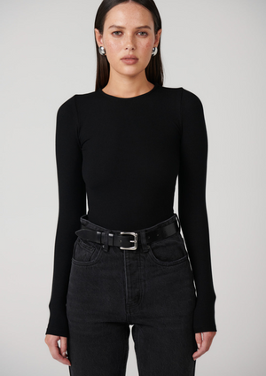 BAYSE Elise Bodysuit Black