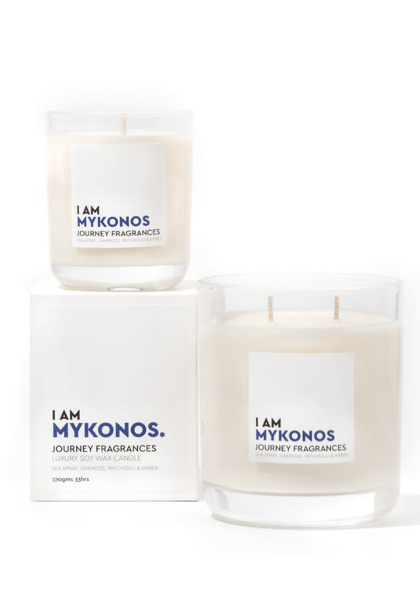 Journey Fragrances - Large Soy Candle’s 405gms 63hrs