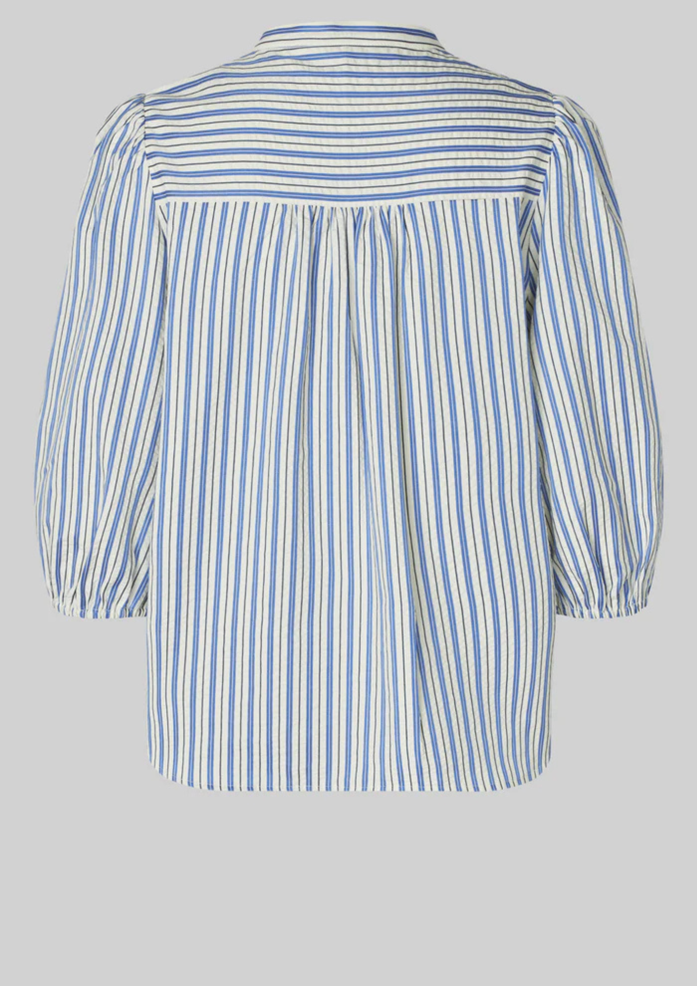 Second Female Serifa Stripe Shirt - Cornflower Blue