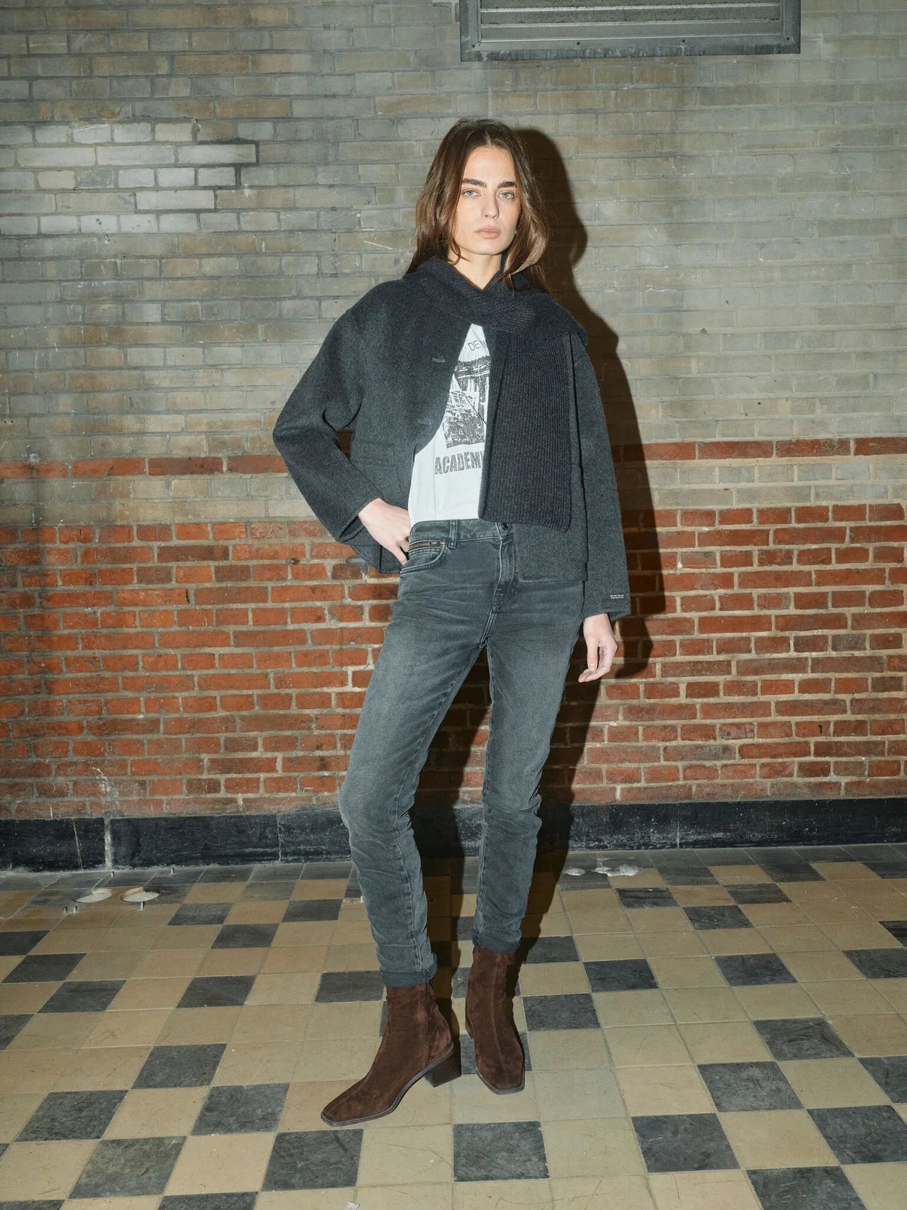 Mos Moss MMMaria Loisa Wool Jacket - Phantom