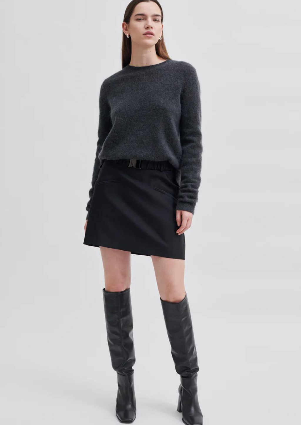 Second Female - Elegance New Skirt Black