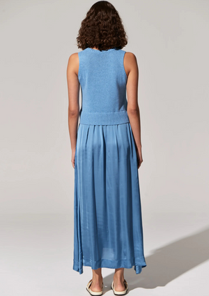 POL - Estel Knit Dress - Blue