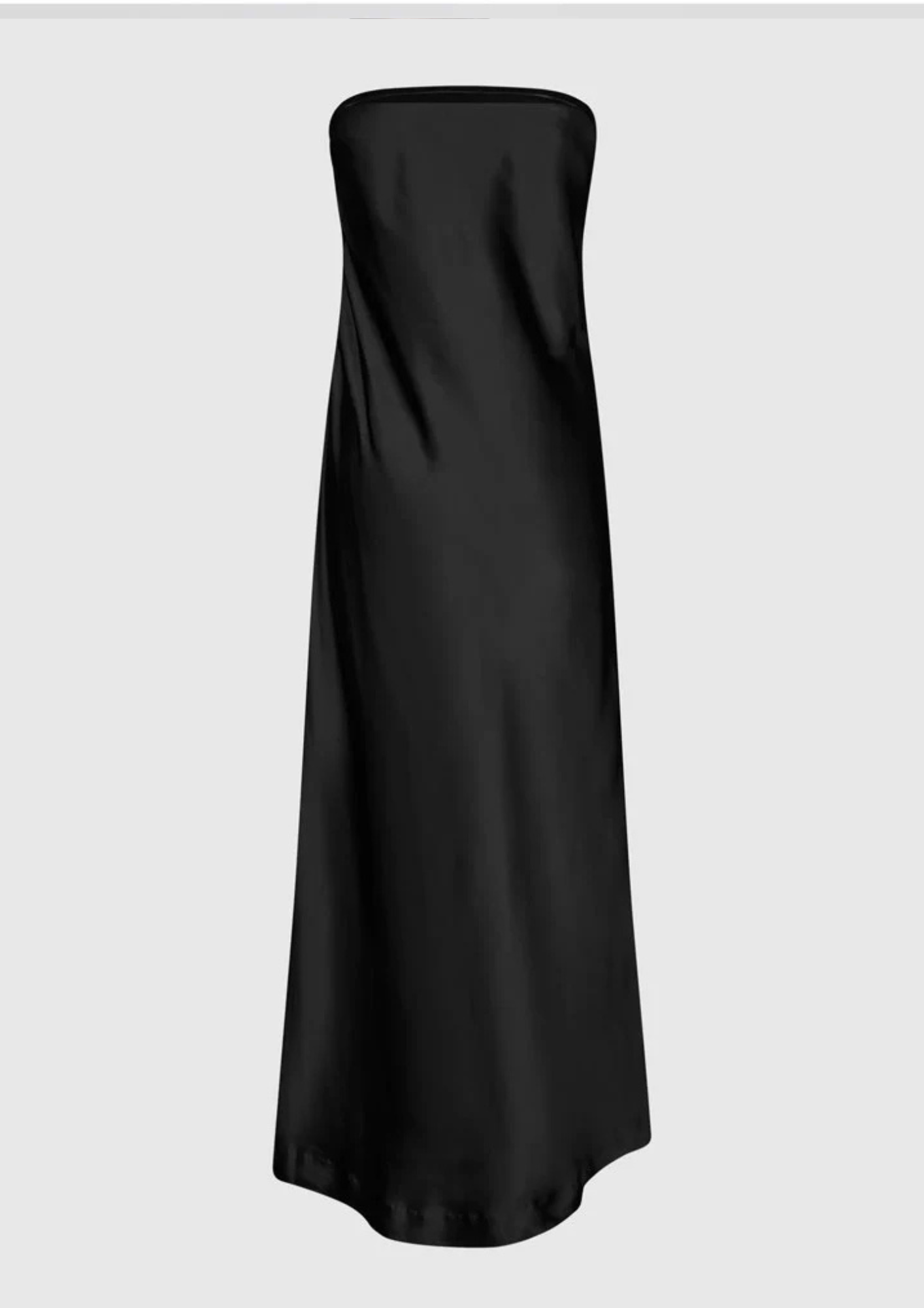 Second Female - Odile Sateen Tube Dress -Black