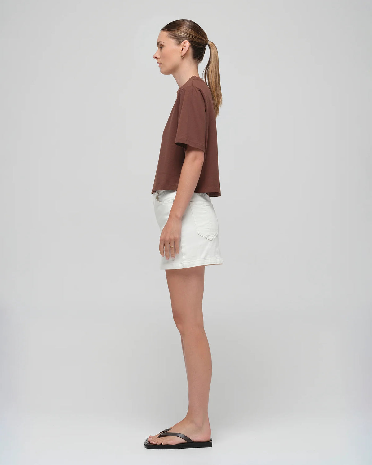 Jacandmooki Kaia T Shirt Chocolate