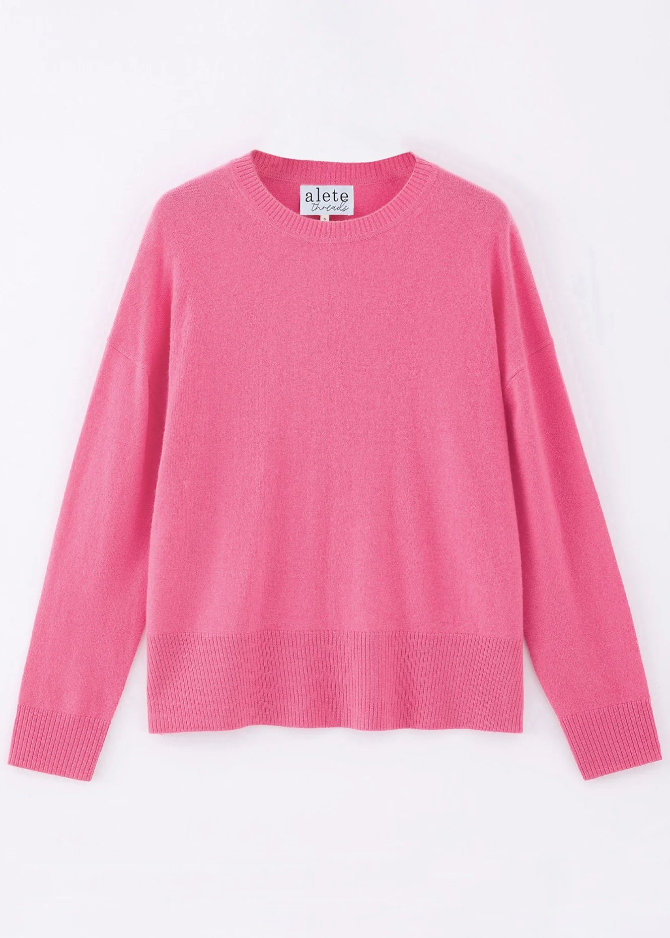 Alete Threads - Tiber Casual Crew - Hot Pink