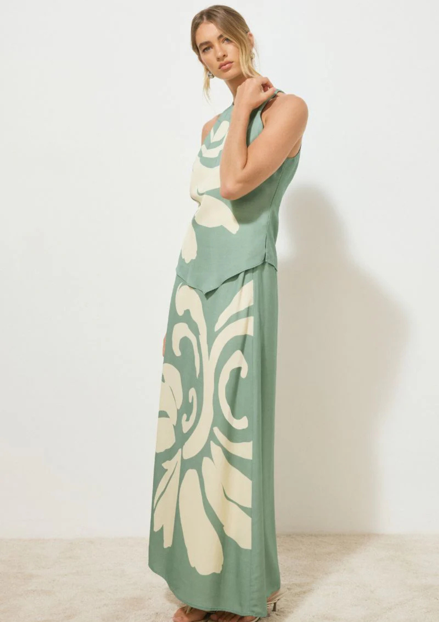 MON RENN Vestige Top - Jade Floral