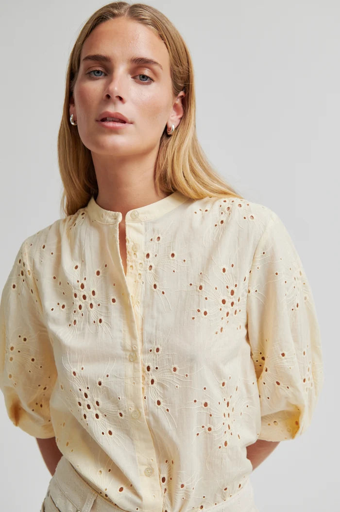 Second Female Cavana Shirt Alabaster Glea White