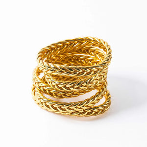 Buddhist Bracelet BRAID - Gold