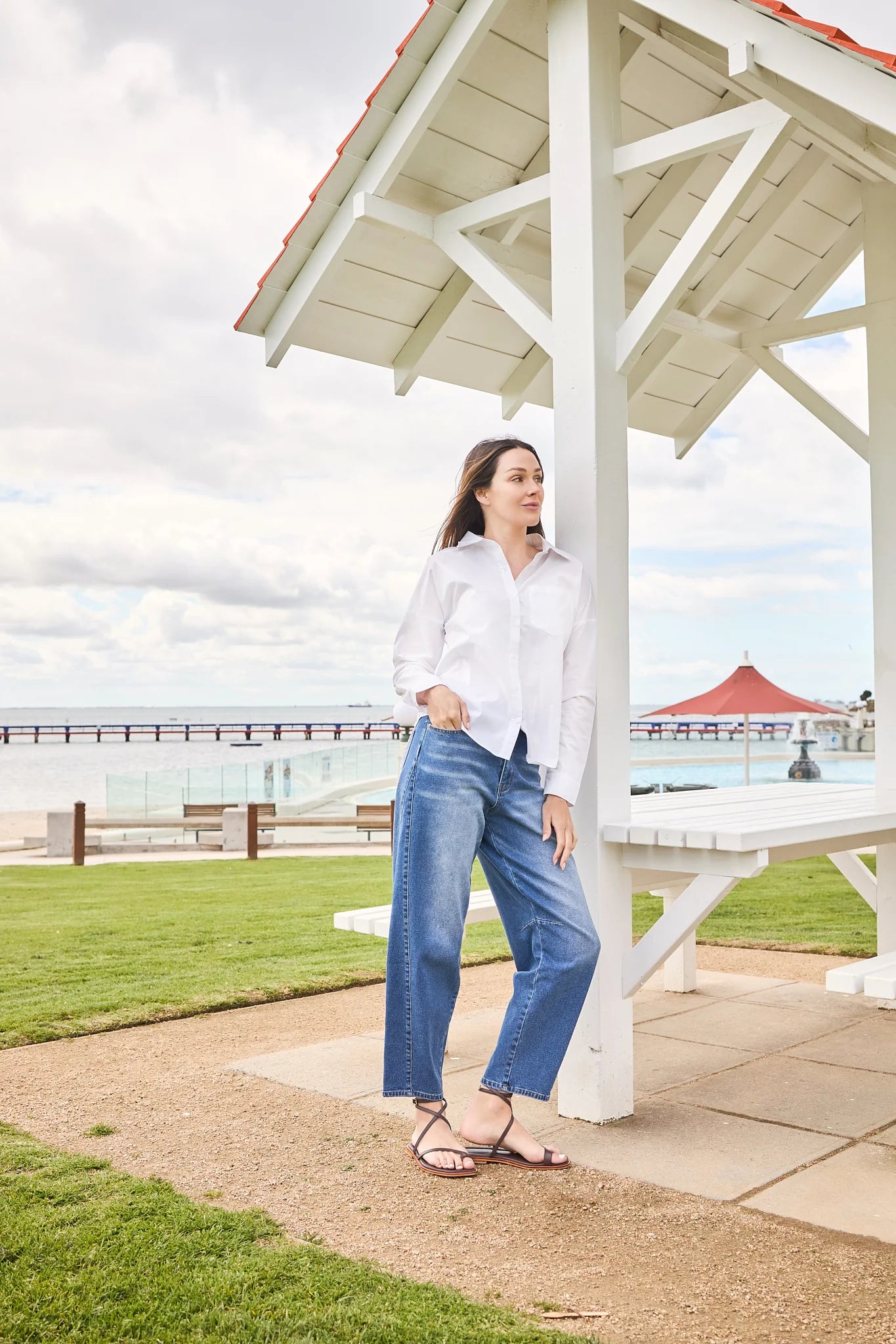 Saint Rose - Barrel Jean Denim Blue