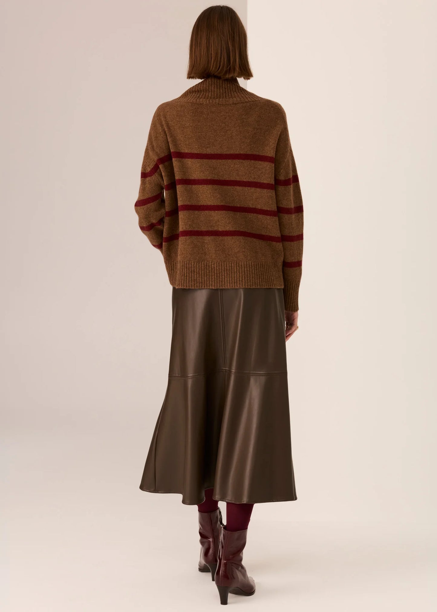 POL - Astor Stripe Knit - Toffee Stripe