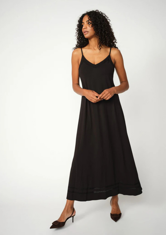 Mos Mosh - Carma Jersey Strap Dress - Black