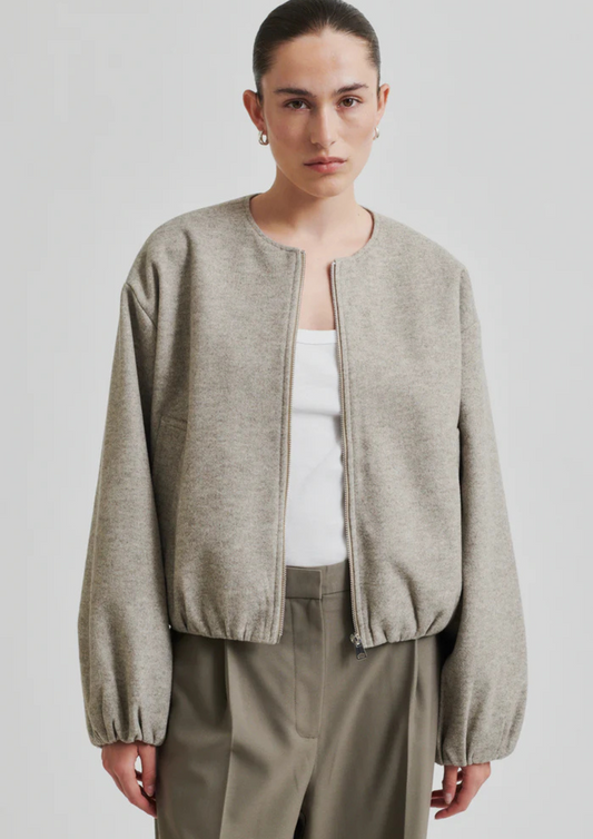 Second Female Dex Jacket - Beige Melange