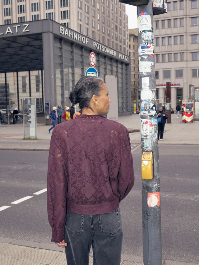 Mos Mosh - Monia Yen Lace Shirt - Fudge