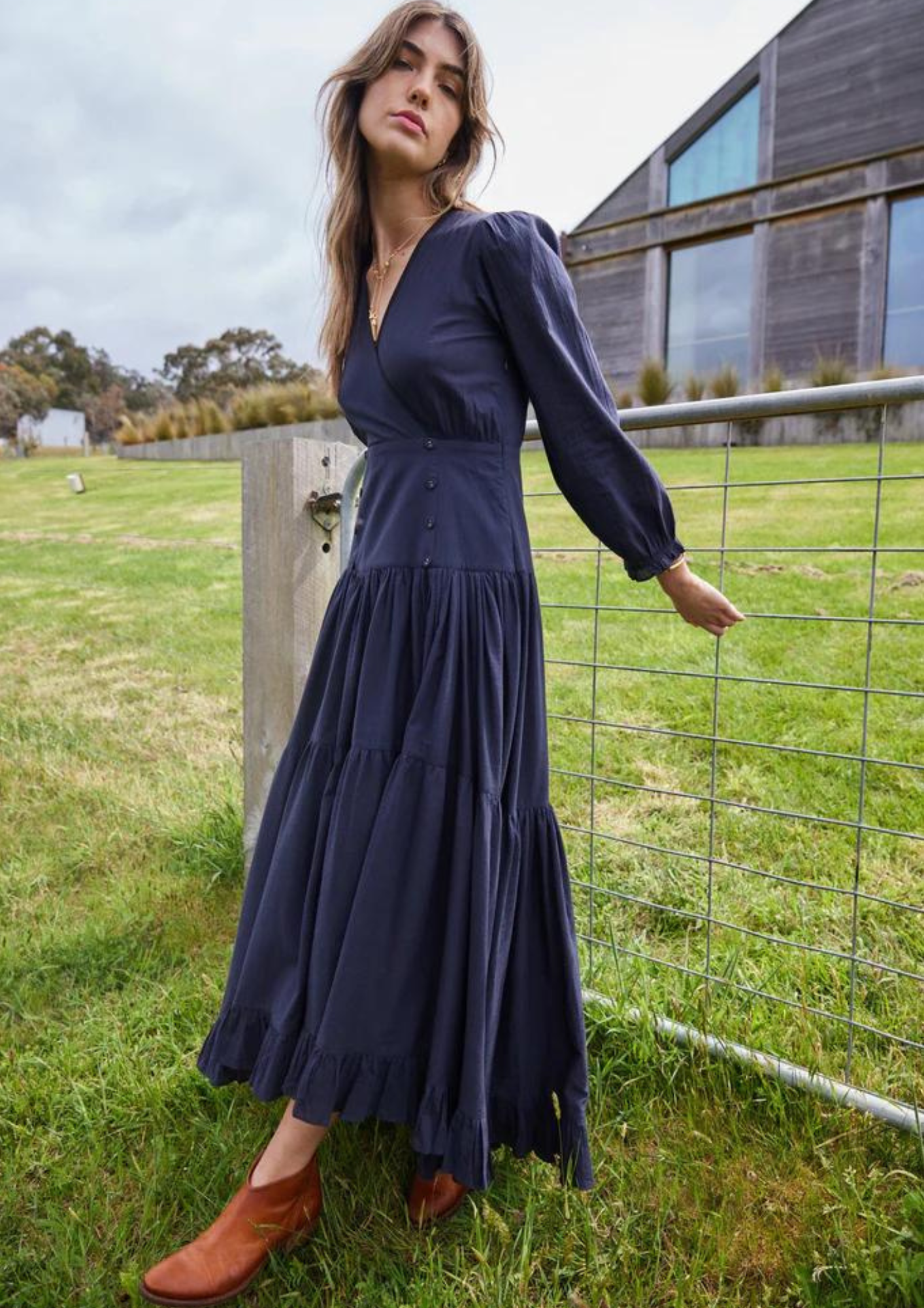 Calou - Paloma Dress Navy