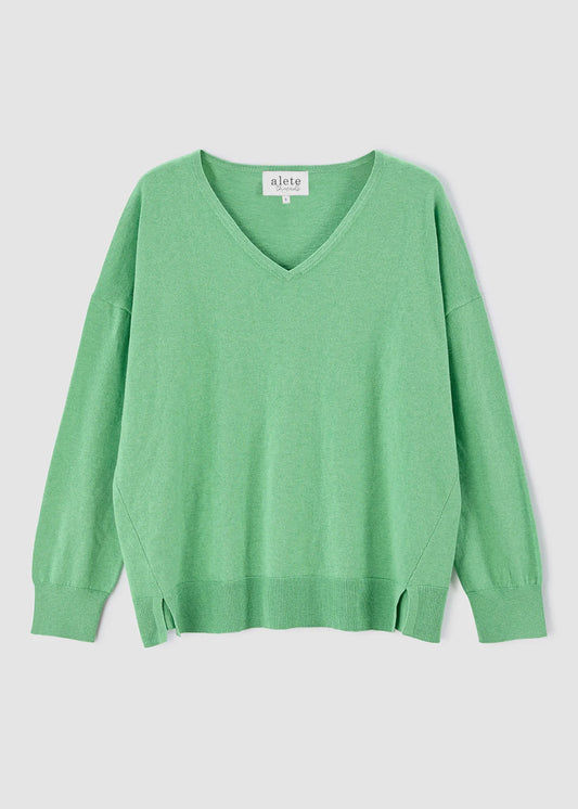 Alete Threads The V Sweater Mint