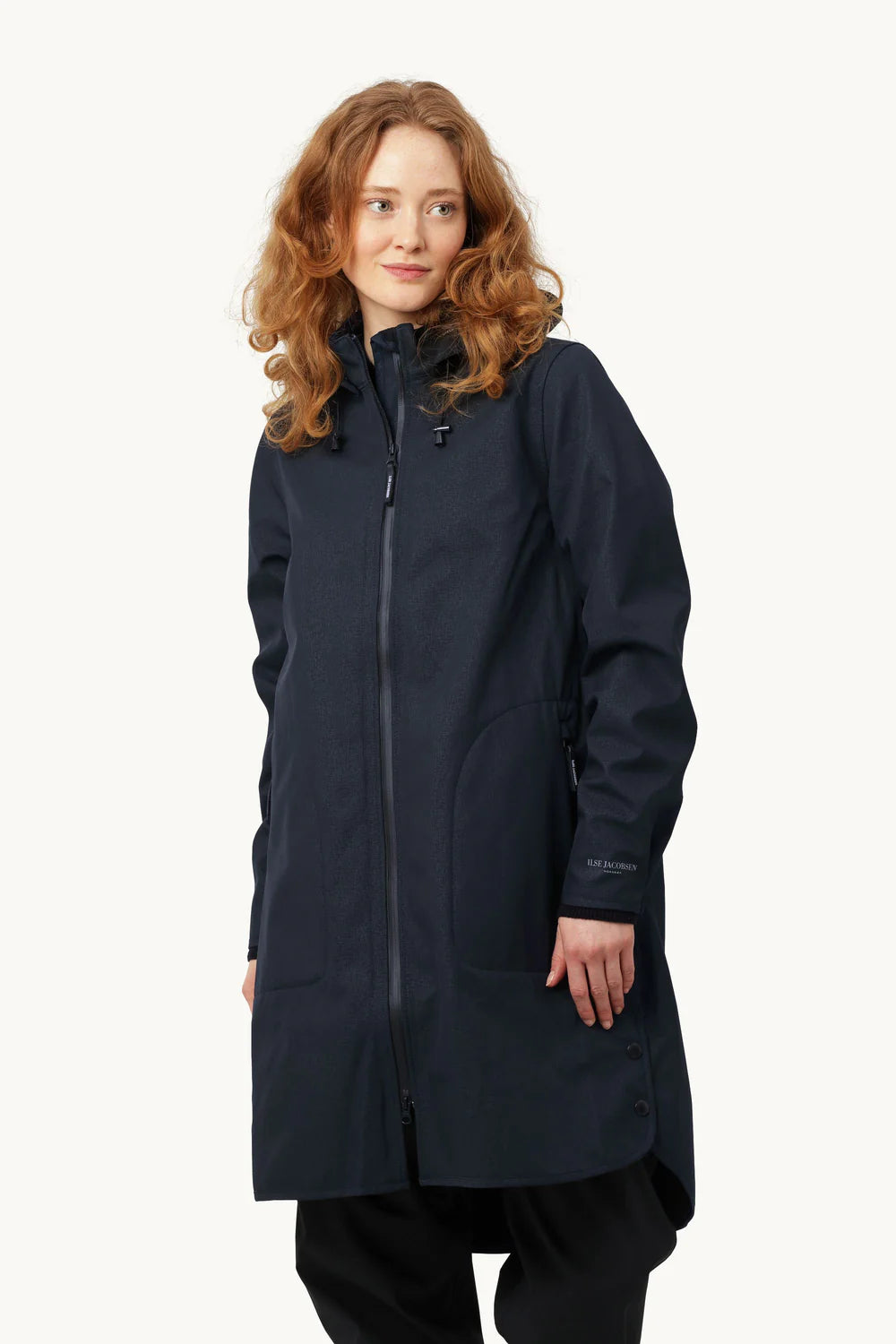ILSE JACOBSEN - Softshell Rain Coat Aline - Dark Indigo