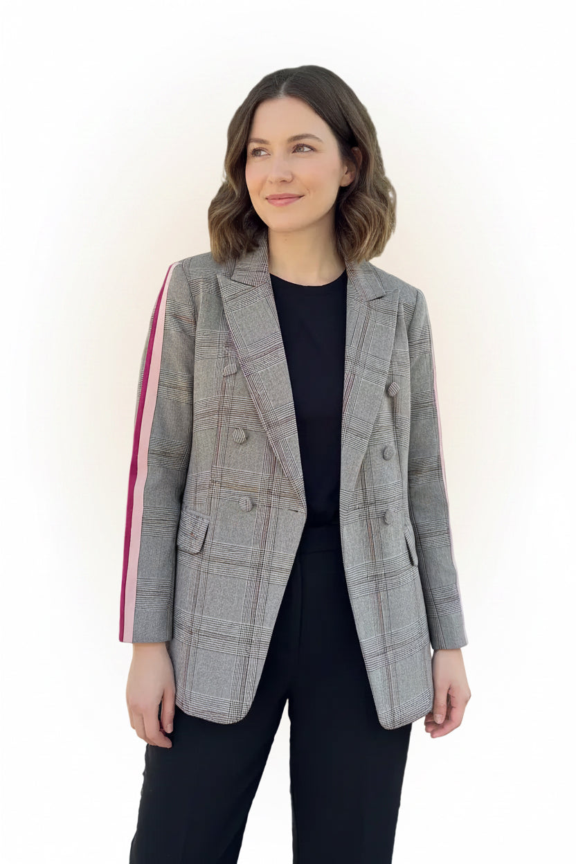 Sophie Moran Blazer - Grey Check