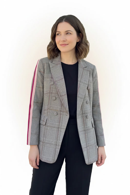 Sophie Moran Blazer - Grey Check