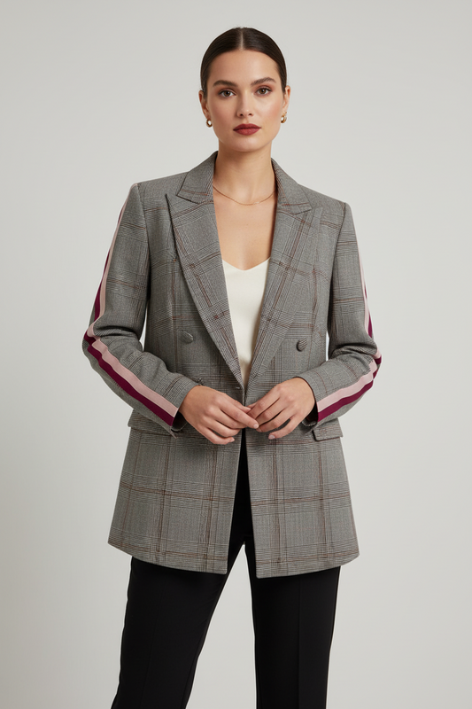 Sophie Moran Blazer - Grey Check