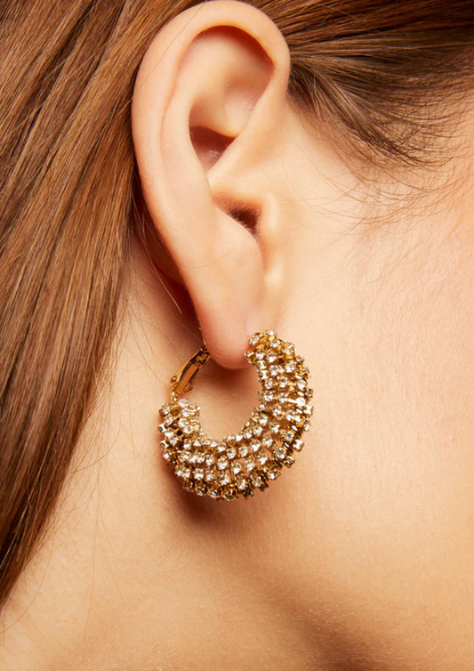 Gas Bijoux Izzia Strass Earrings