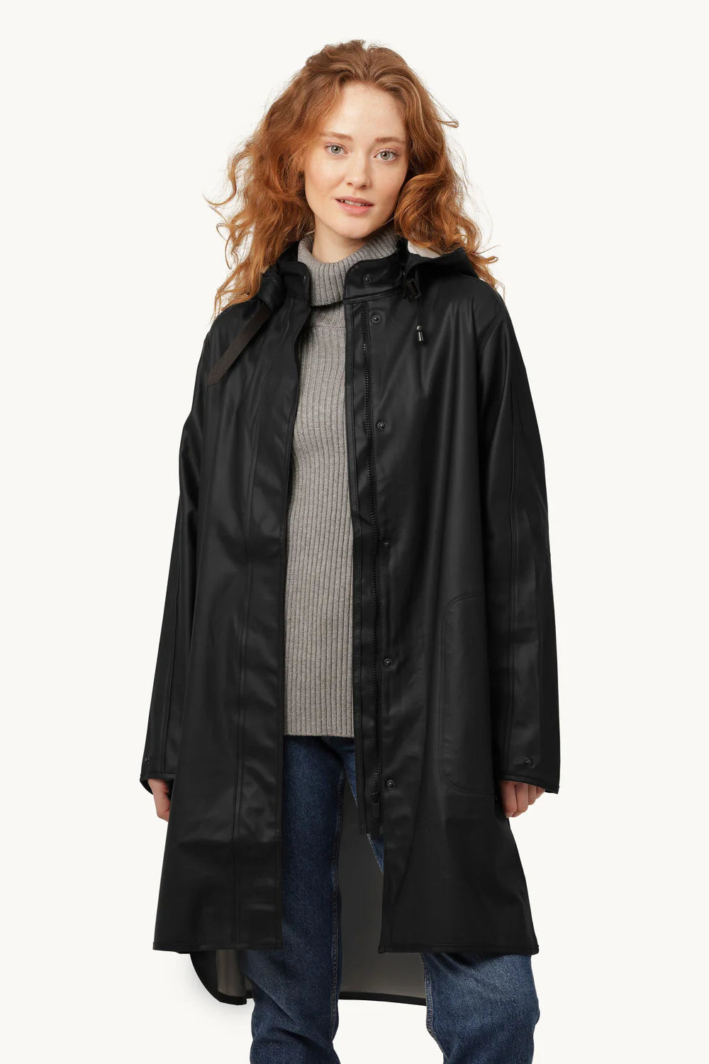 ILSE JACOBSEN - Rain Jacket - Black