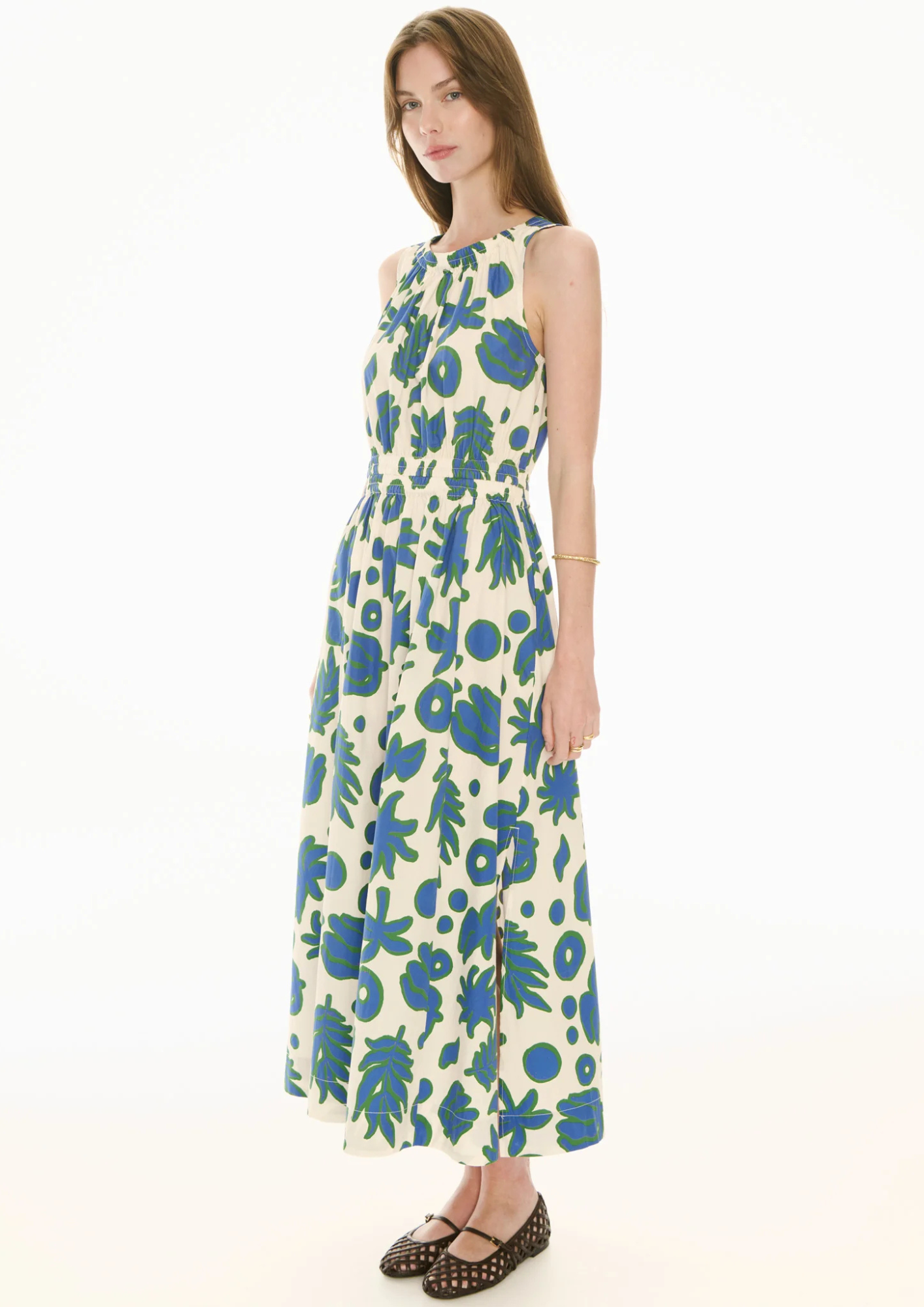 POL Clothing Jaine Tank Dress - Donut Palm