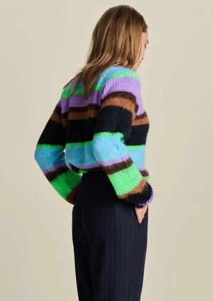 POM Pullover - Brushed Stripes