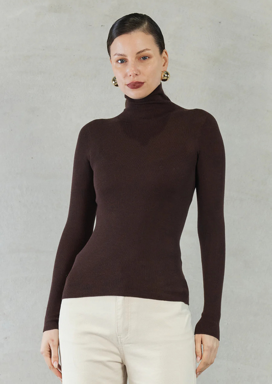 Sofia Irina - Isla Top - Chocolate Brown