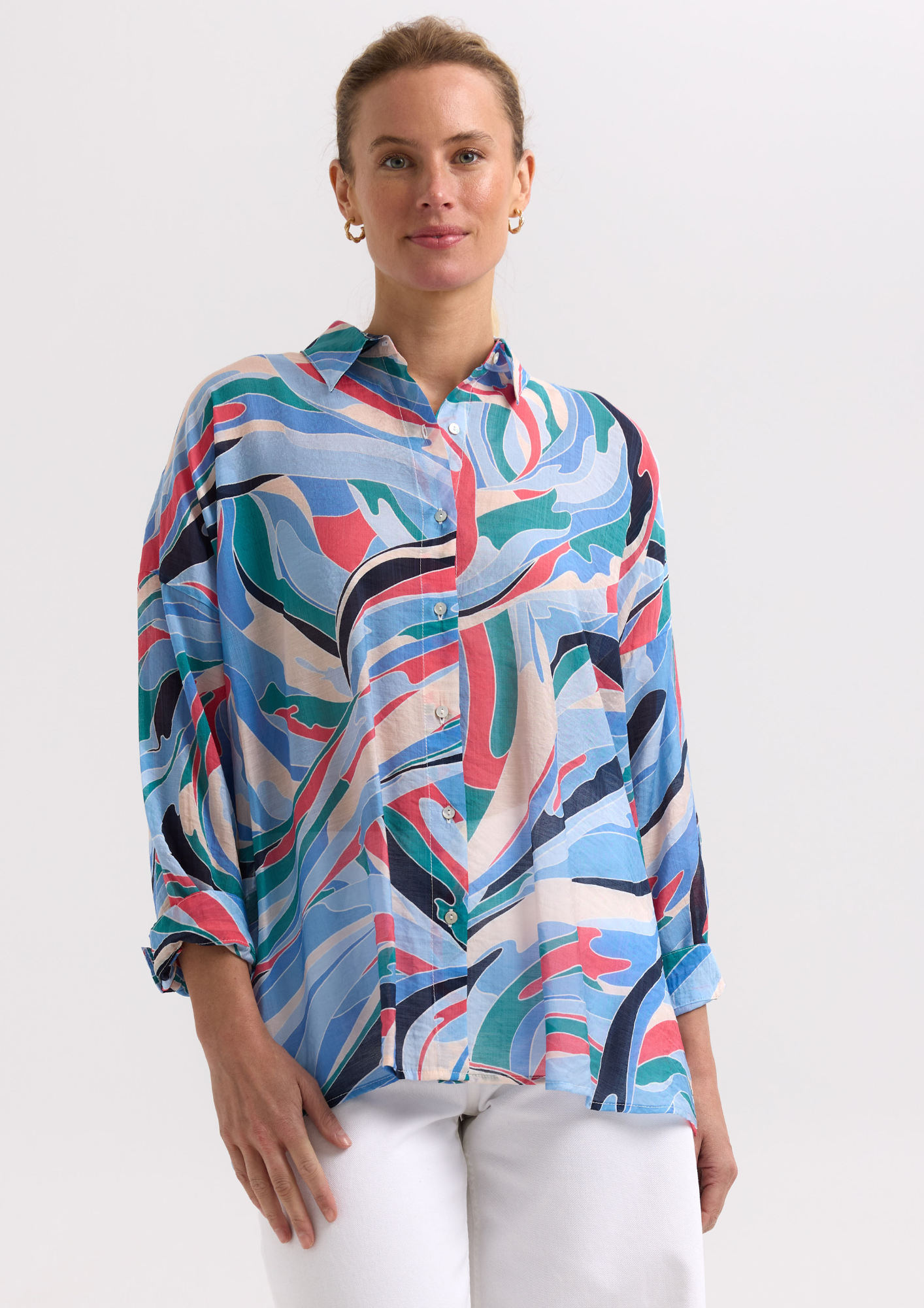 ZP7745 Summer Shirt - Waves