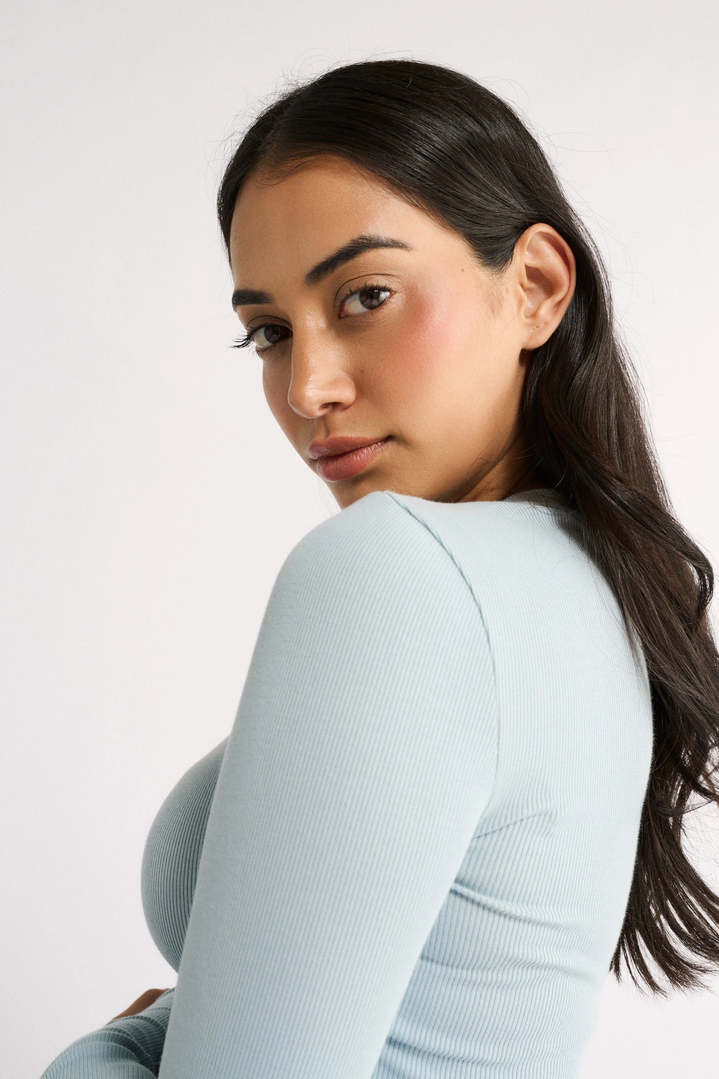 PRIMI Carina Long Sleeve Top - Stone Blue