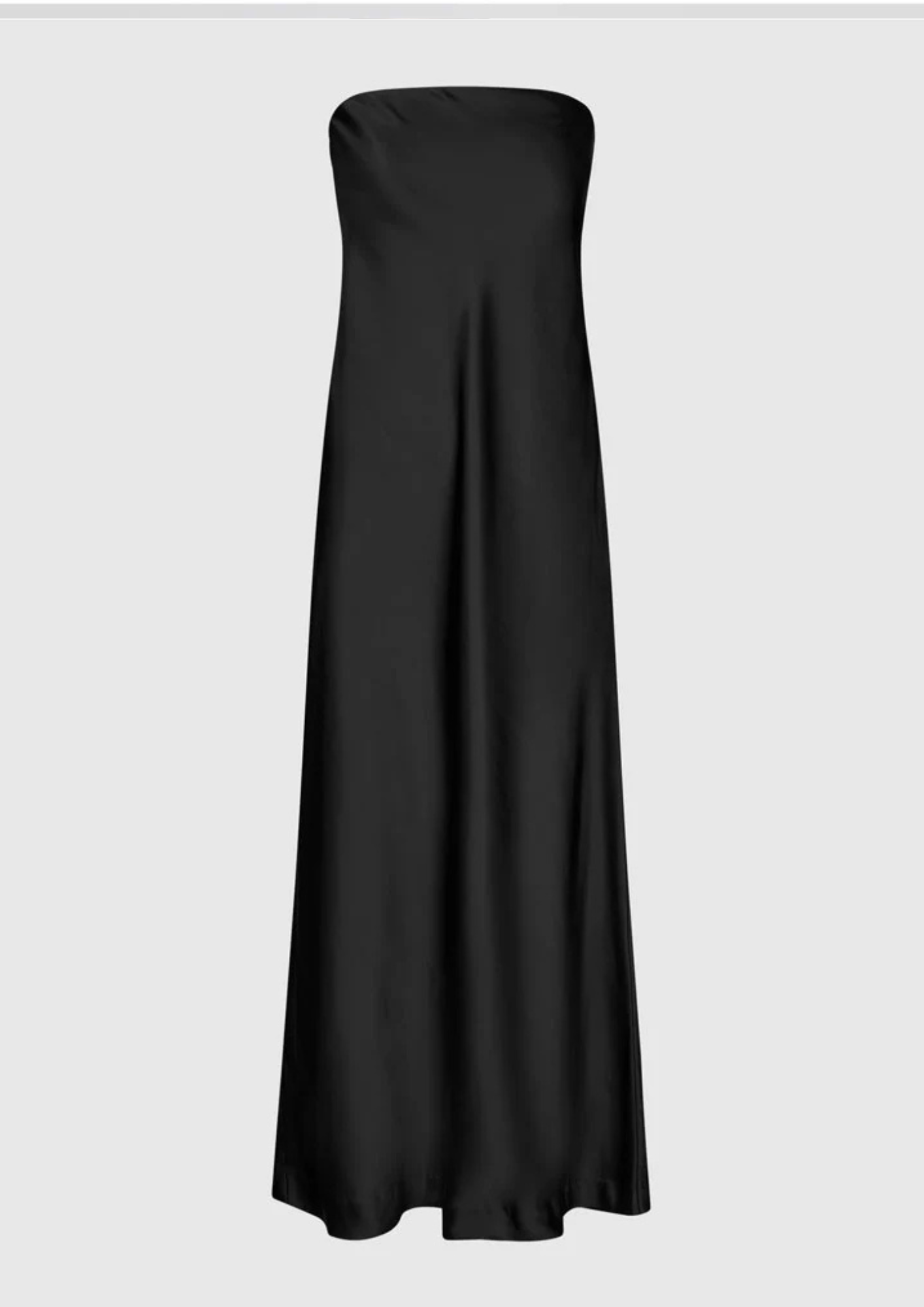 Second Female - Odile Sateen Tube Dress -Black