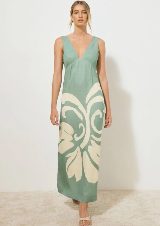 MON RENN Vestige Dress - Jade Floral
