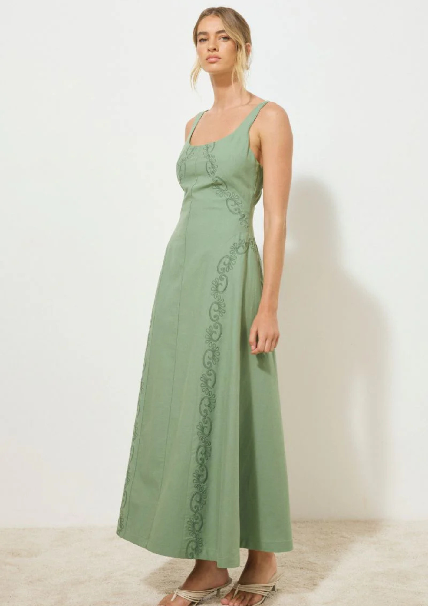 MON RENN Rosario Dress - Jade