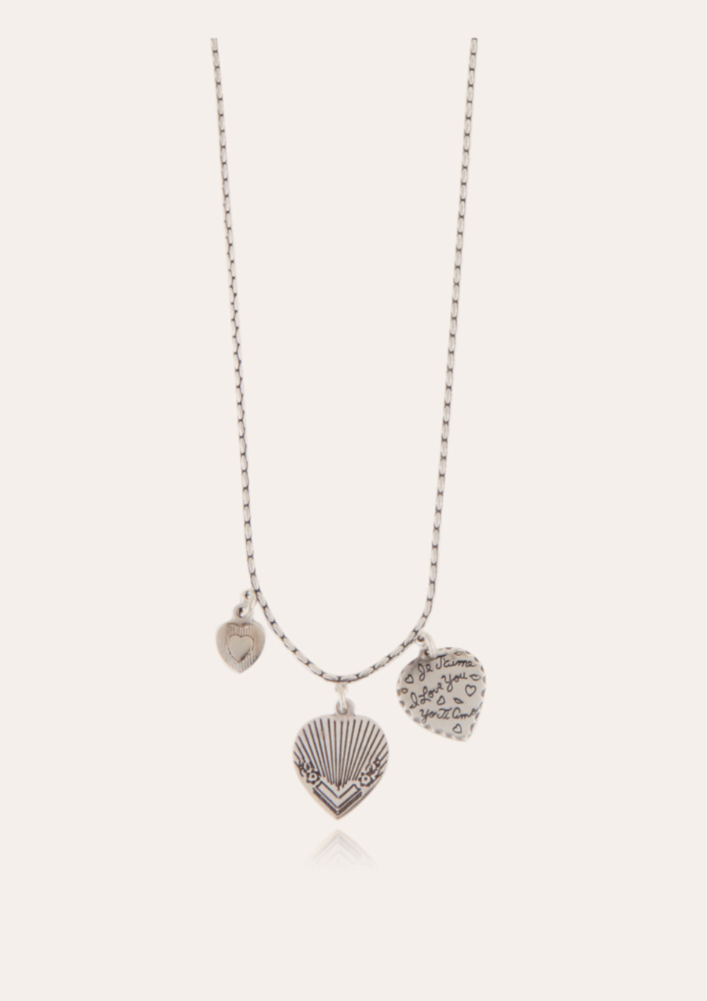 Gas Bijoux Collier Love Mini Chaine