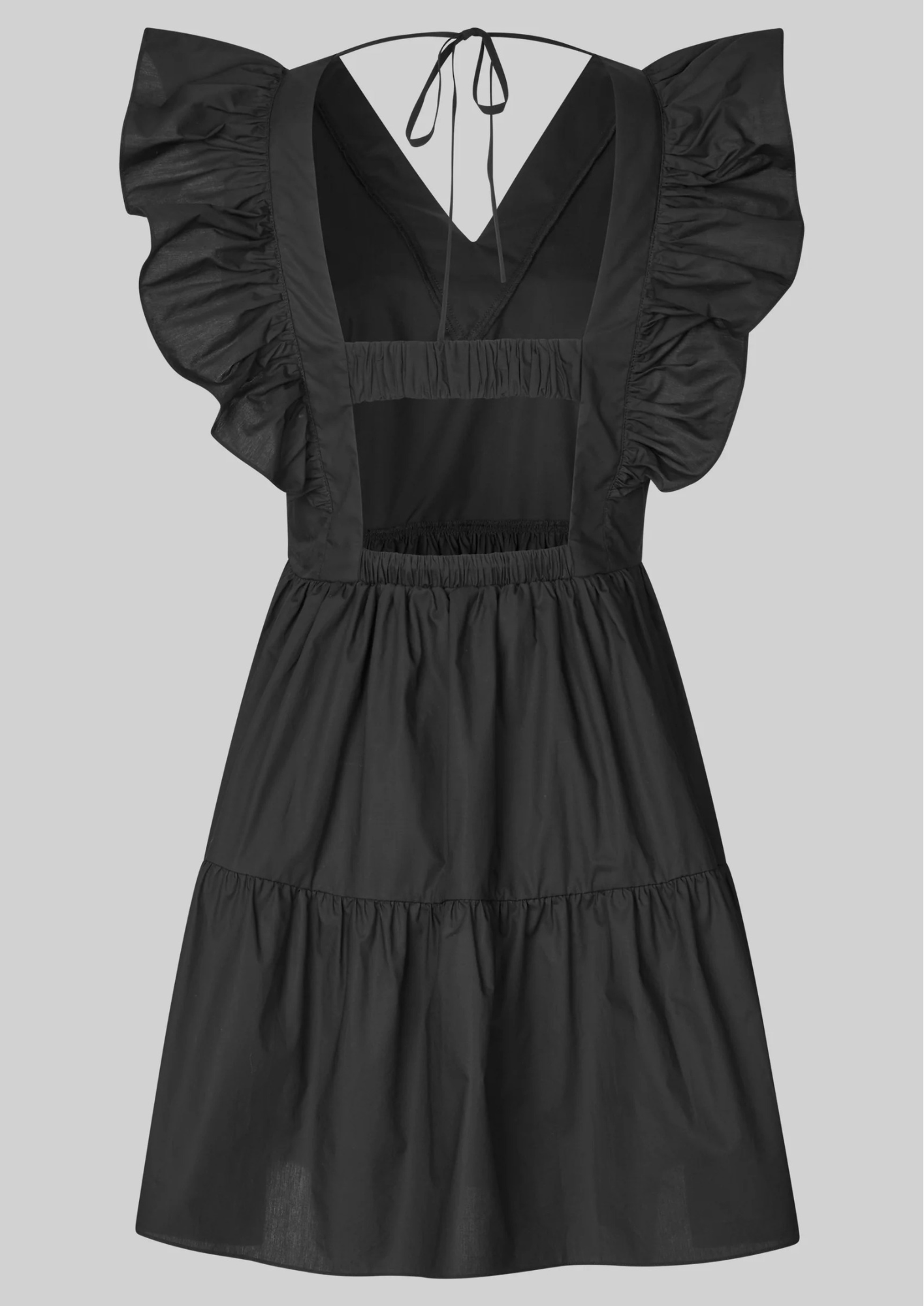 Second Female Zana Ruffle Detail Dress - Black