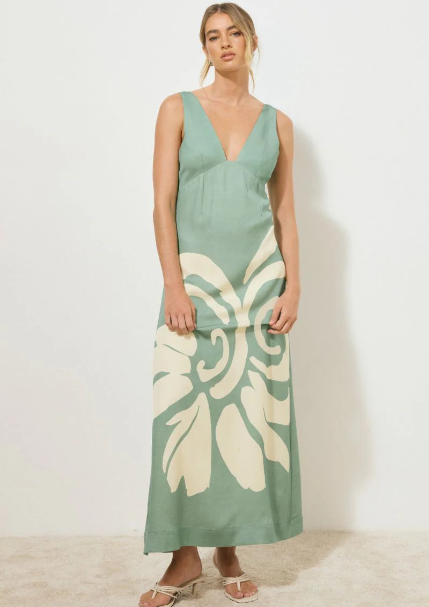 MON RENN Vestige Dress - Jade Floral
