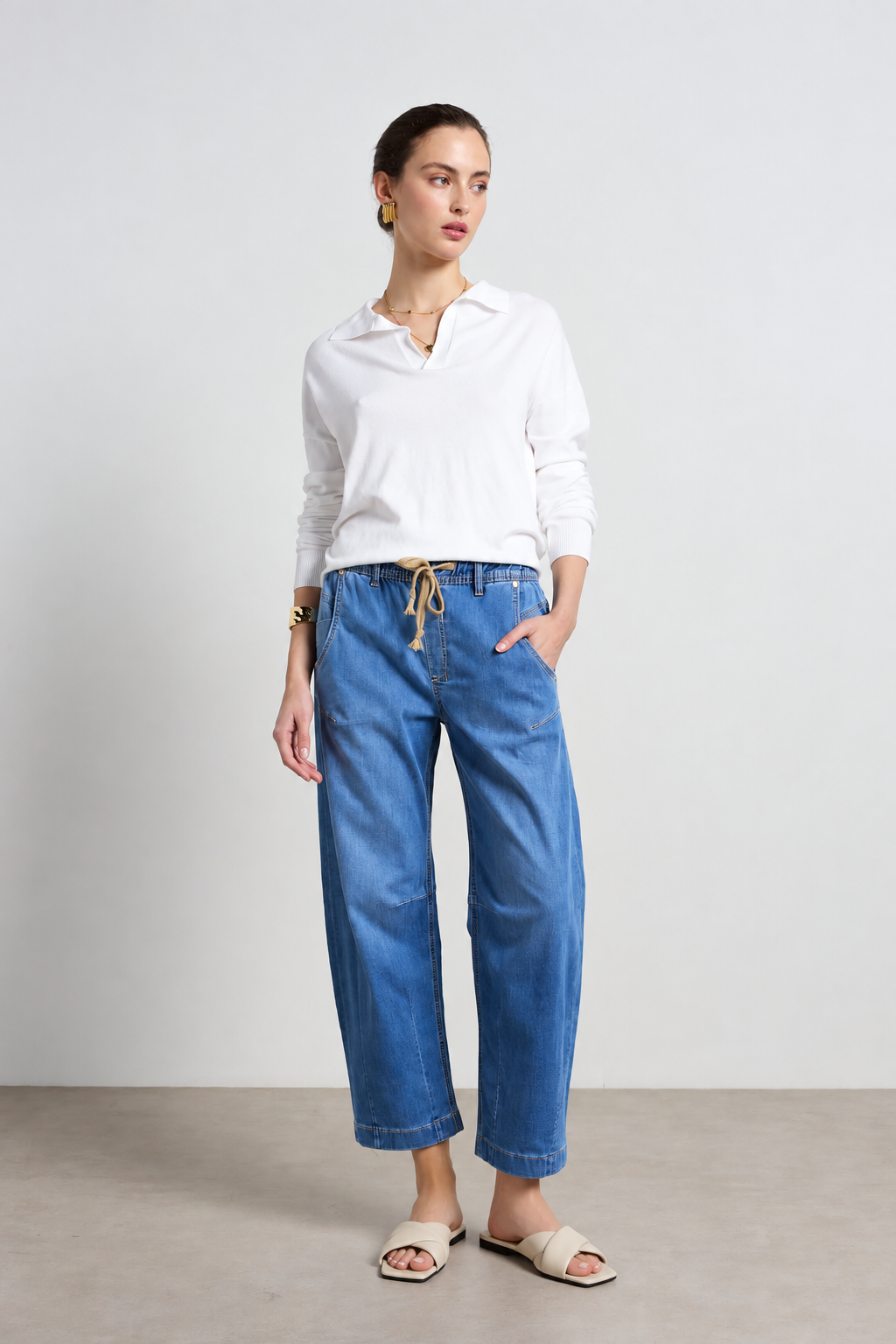 Active Rodeo Blue Barrel Jean